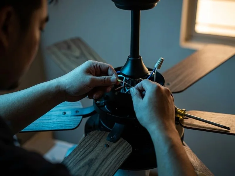 Ceiling Fan Installation project 1