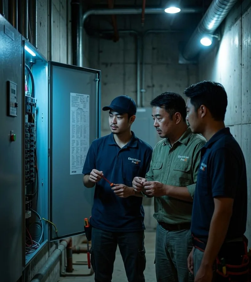 Electrician ProX team of certified electricians